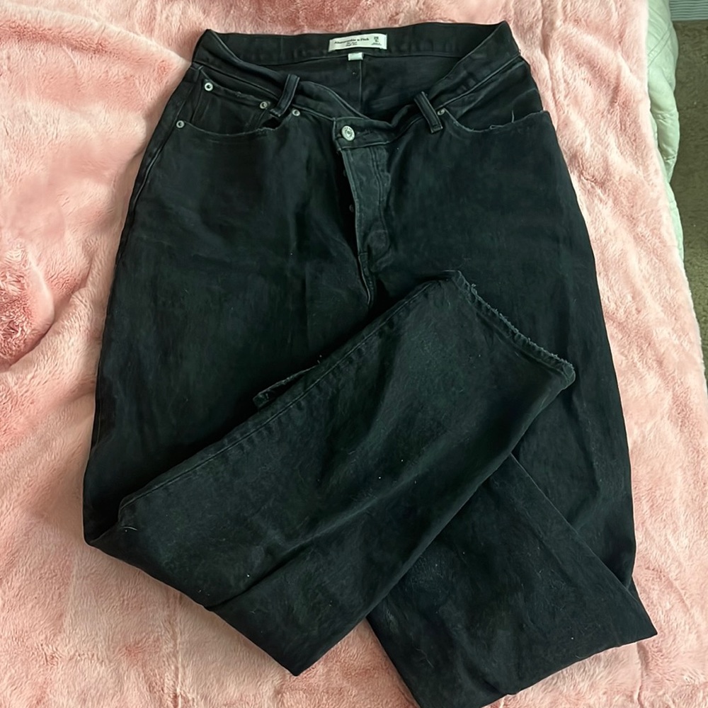 Abercrombie & Fitch The Dad High Rise Curve Love 28/6r